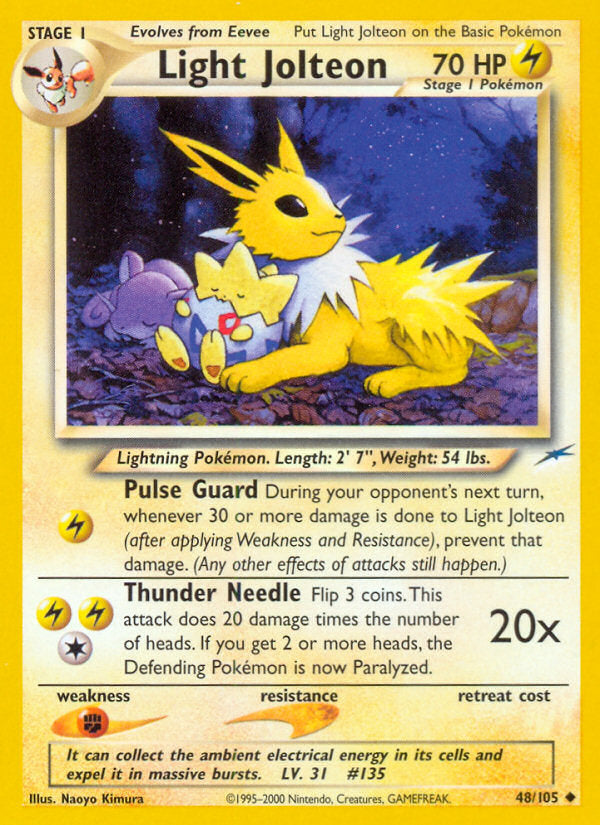 Neo Destiny Light Jolteon #48/105 unlimited